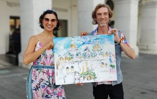 Arnaud Savary Artist and Monaco Blogger Klaudija Paunovic